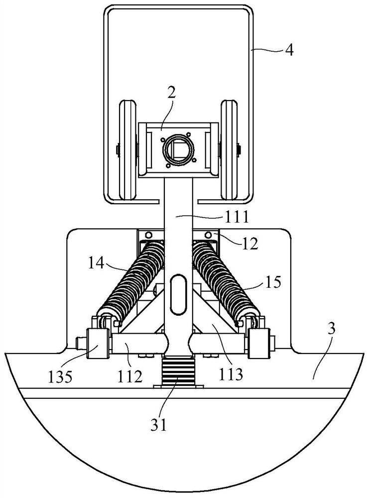 Micro-rail vehicle and suspension device thereof