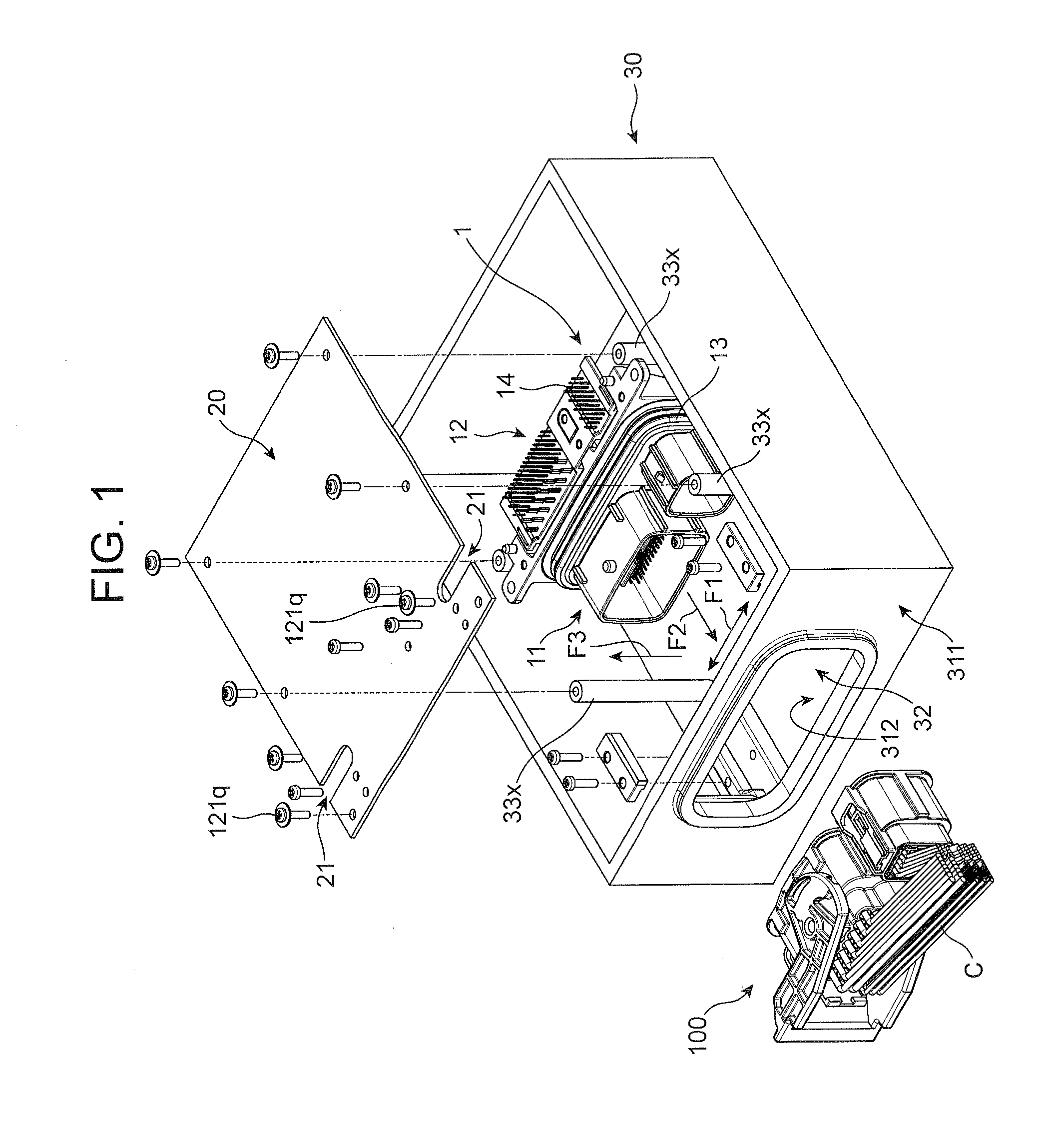 Casing for electric connector