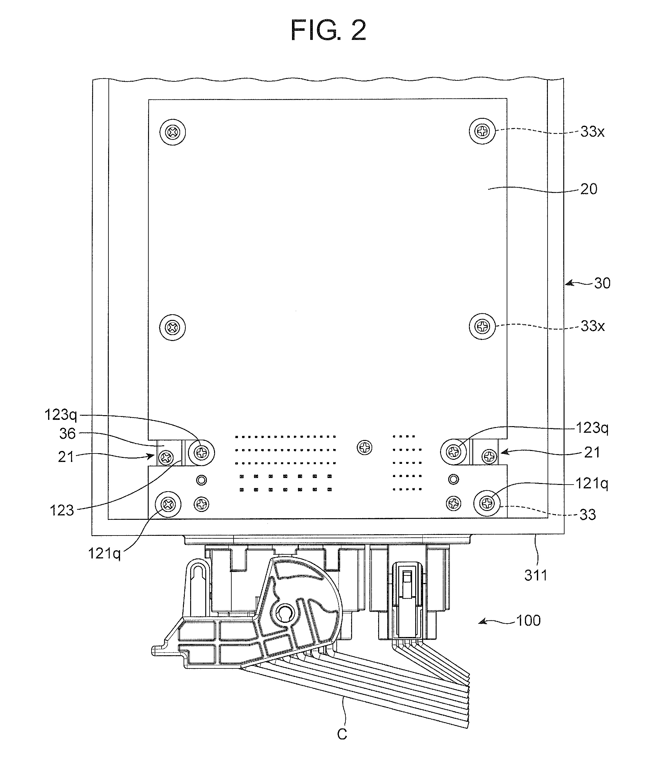 Casing for electric connector