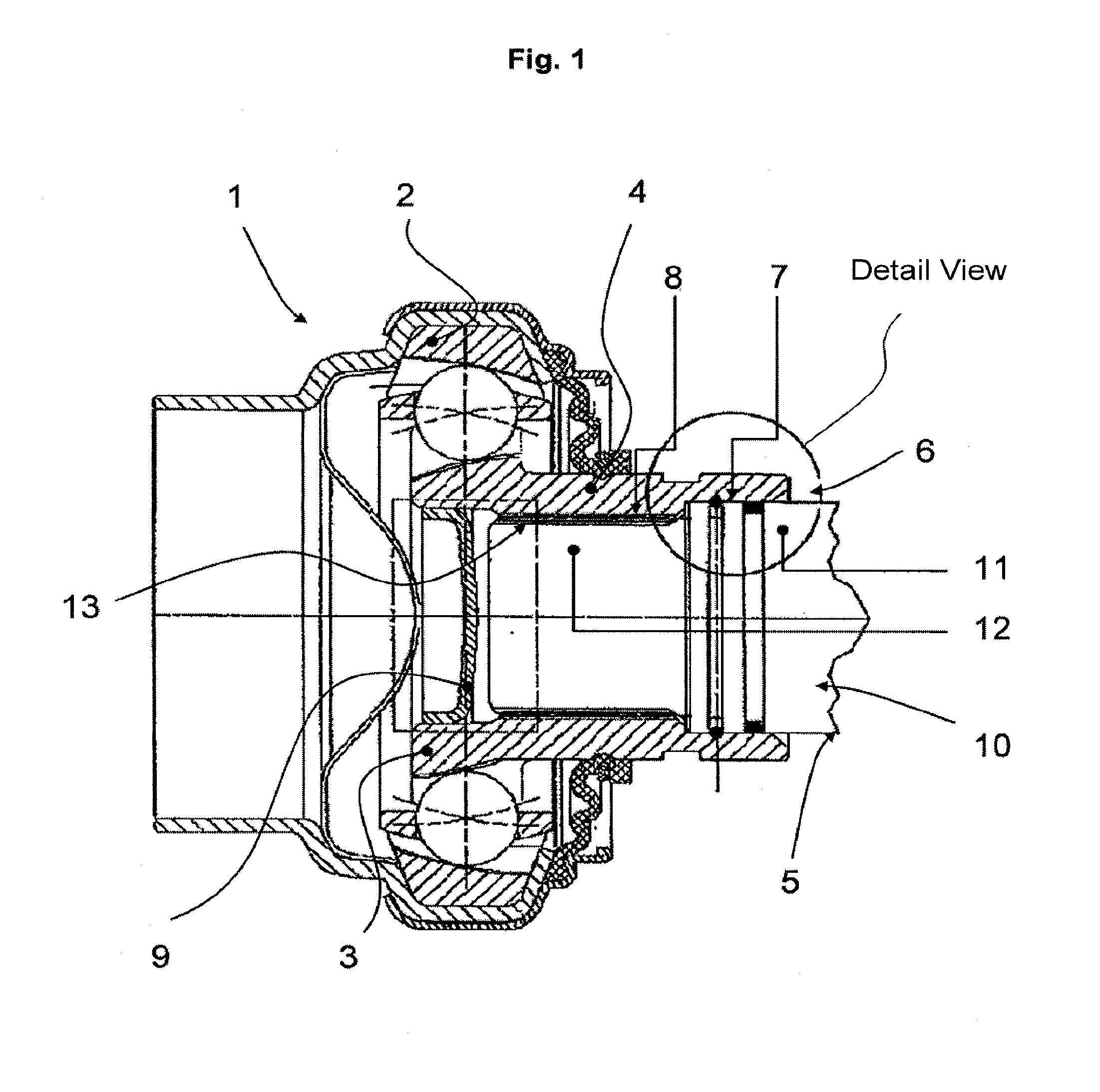 Connecting System and Constant Velocity Joint