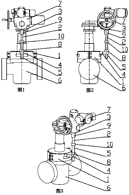 Detachable and adjustable valve actuator bracket