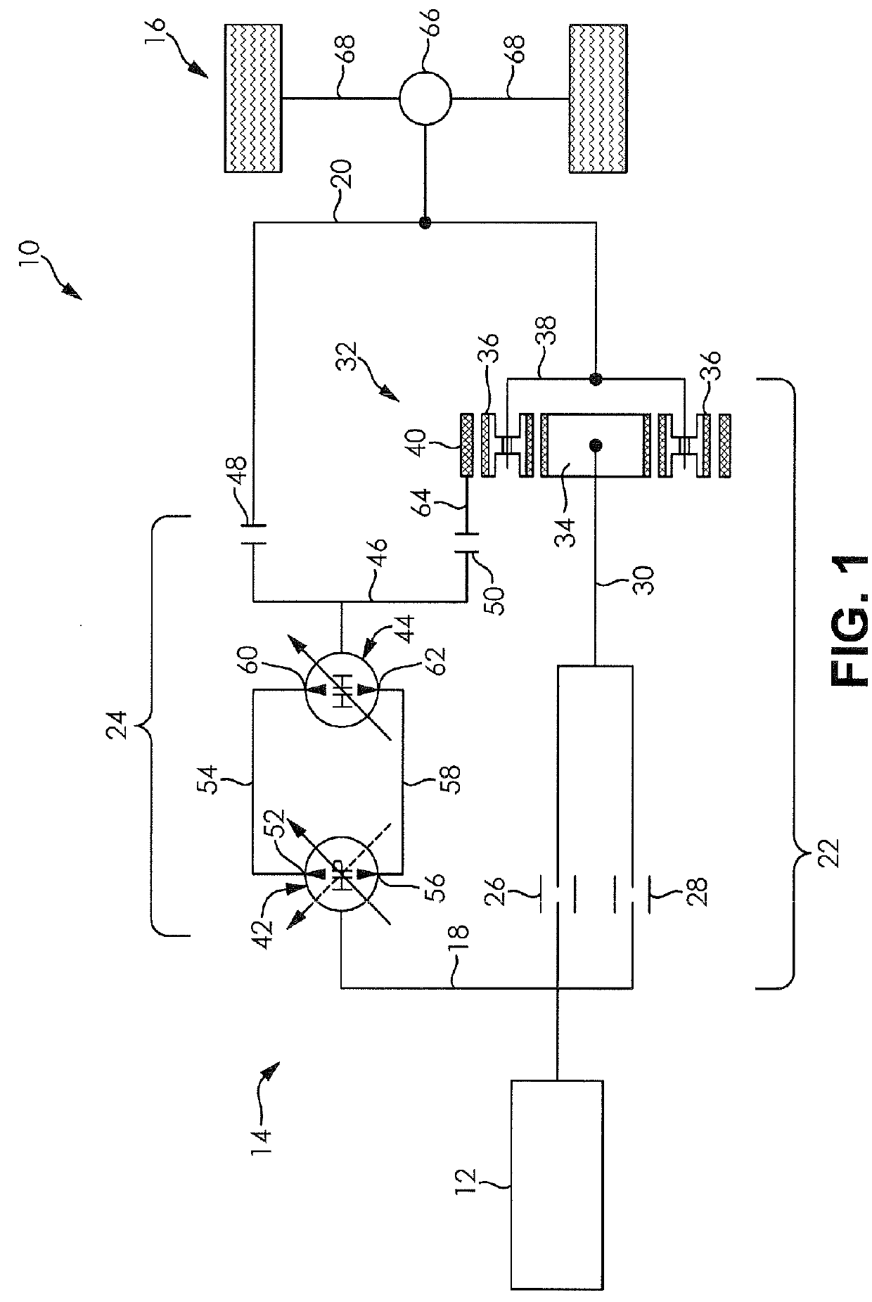 Shifting procedure for powersplit systems