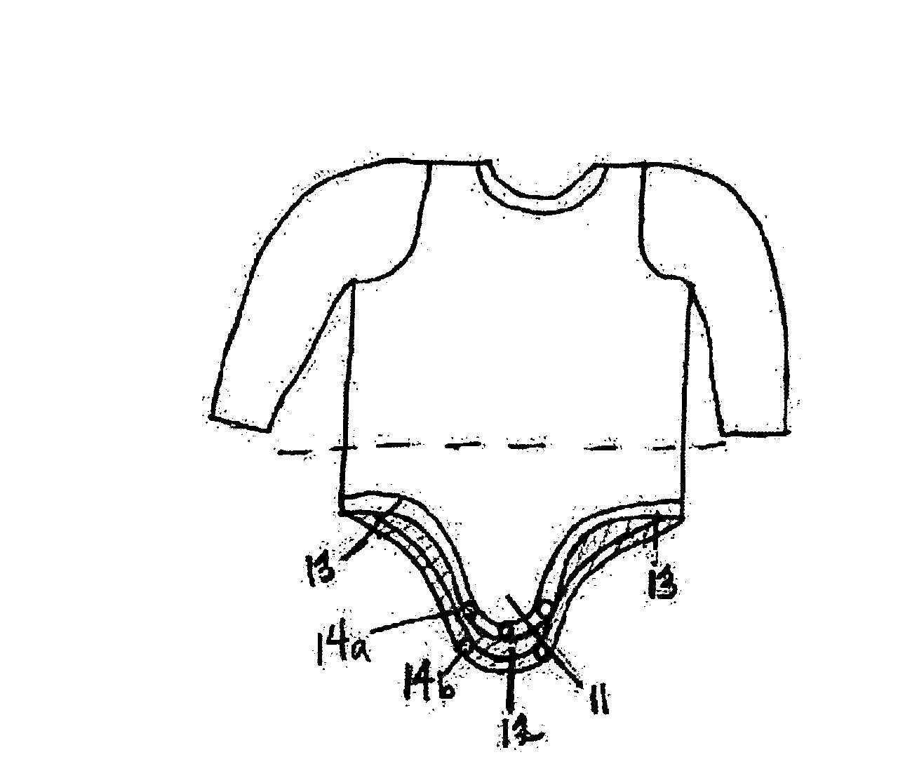 Expandable garment for children