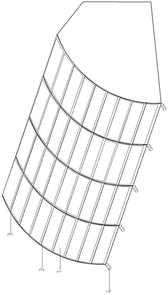 Solar internal shading system for greenhouse