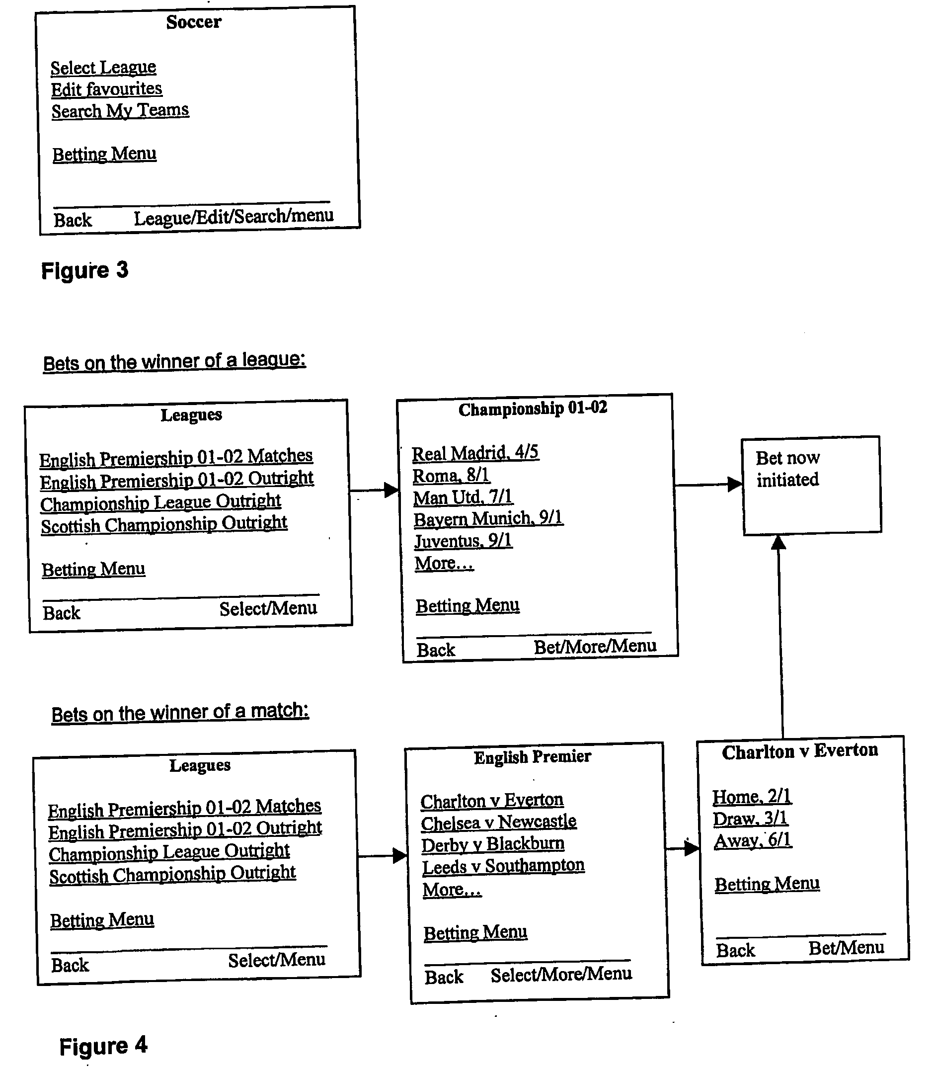 Method of enabling a wireless information device to access betting related services