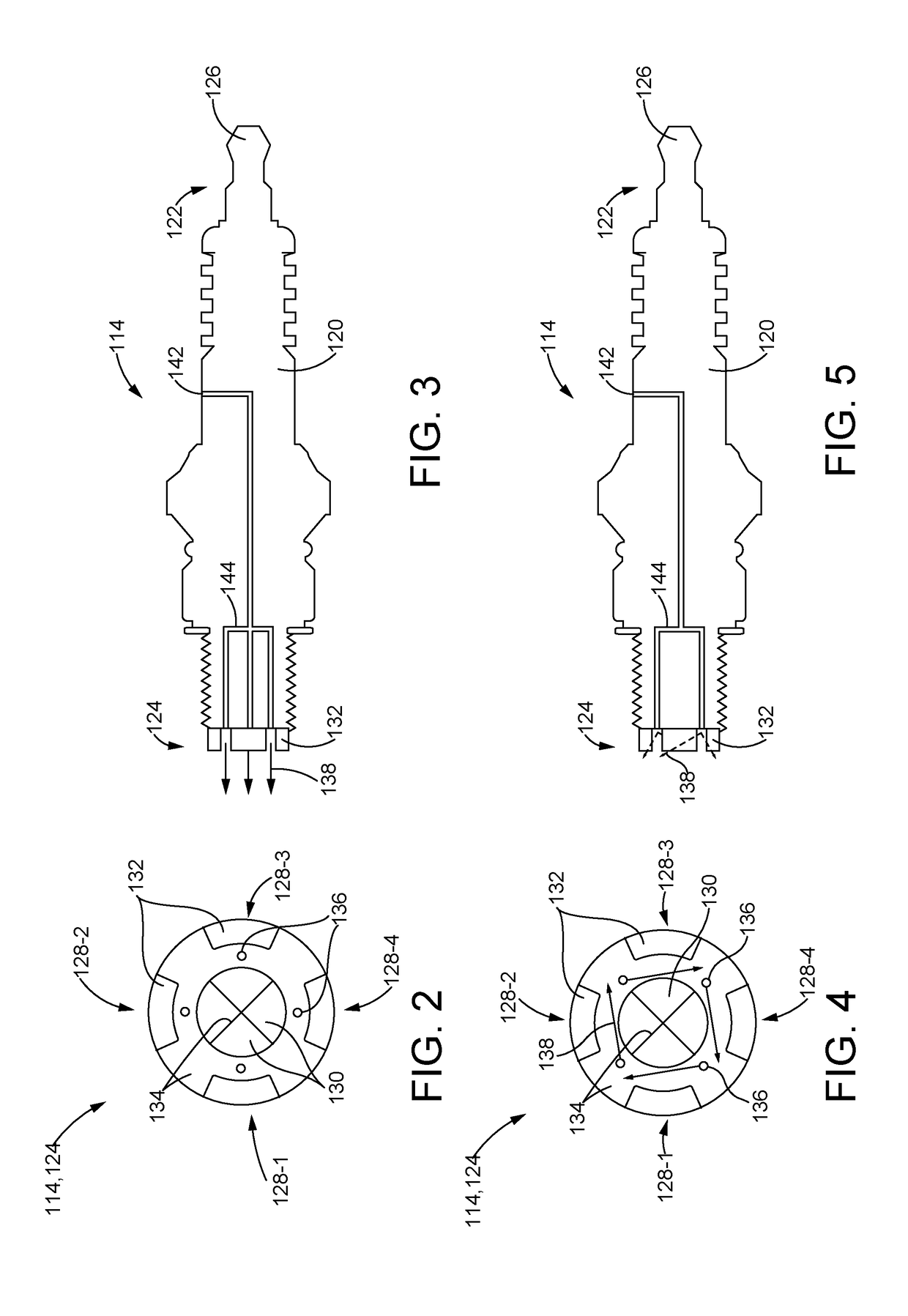 Gas engine ignition system for extending life and lean limit