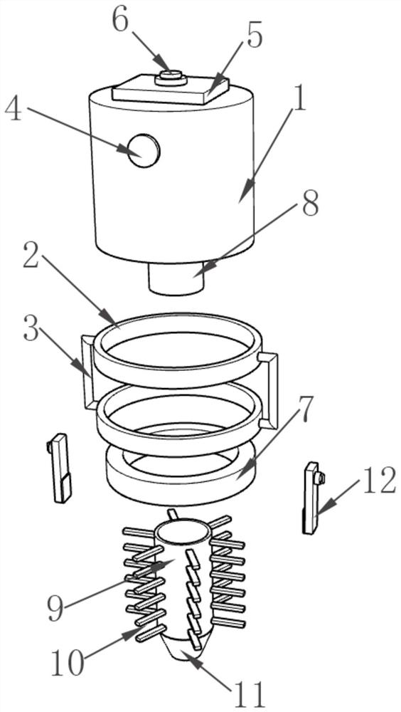 Fabricated dredging mechanism for drainage pipe fitting