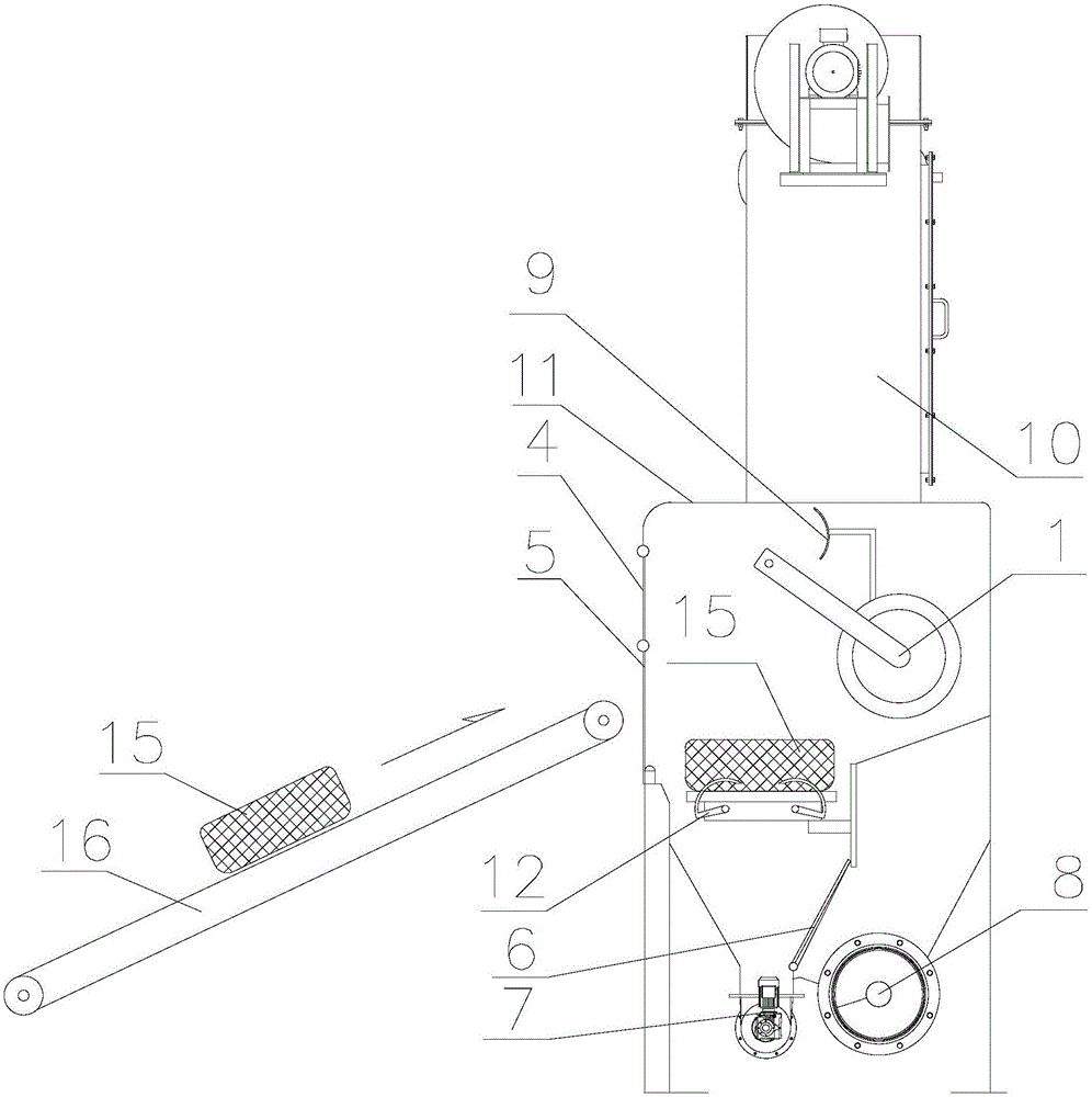 Small-sized intelligent automatic unpacking system