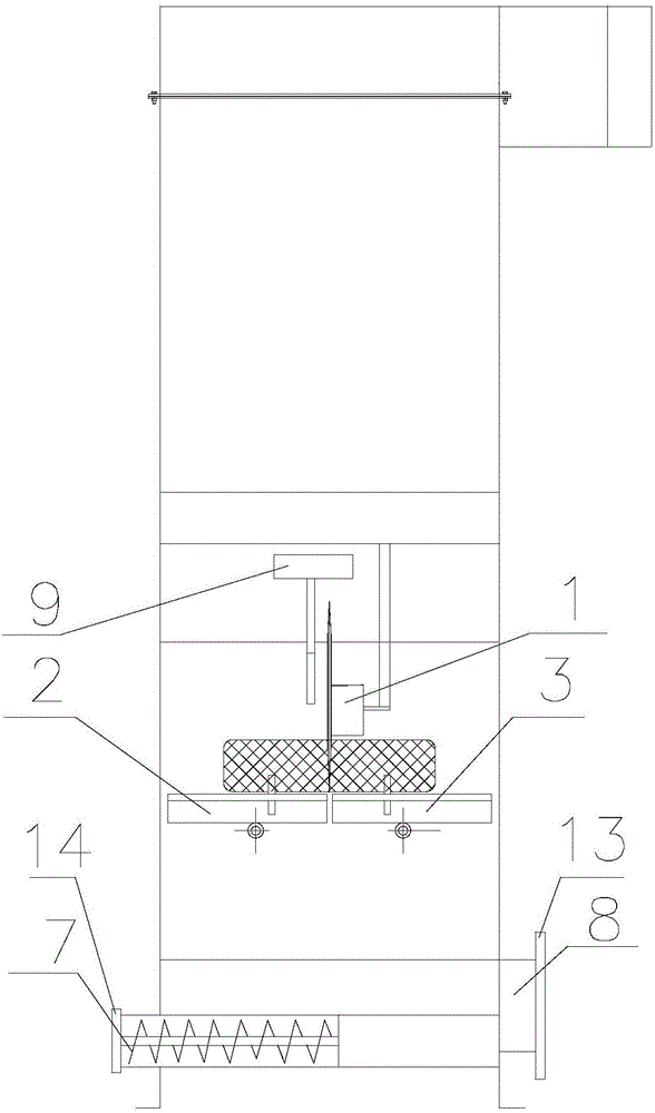 Small-sized intelligent automatic unpacking system