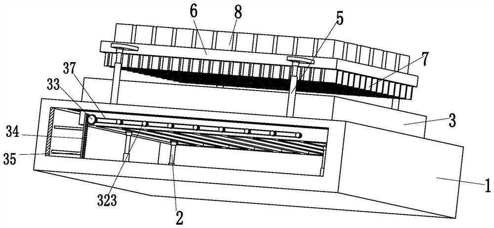 A device for recycling and reproducing corrugated paper