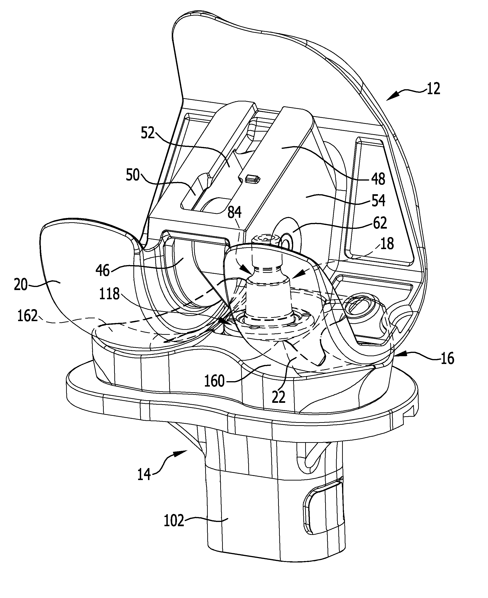 Knee joint endoprosthesis