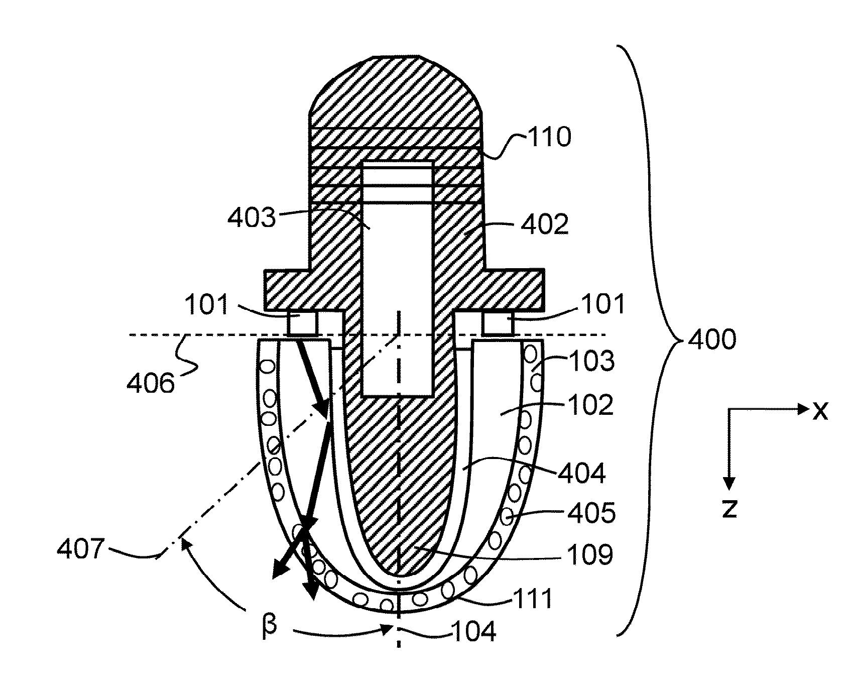 Light bulb with omnidirectional output