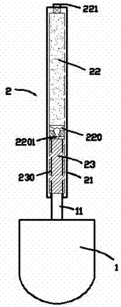 Pneumatic power-assisting garden shovel