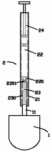 Pneumatic power-assisting garden shovel