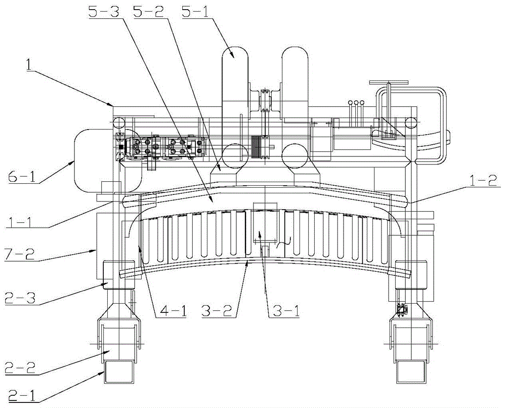 Test bench for tea-picking mechanism of tea garden