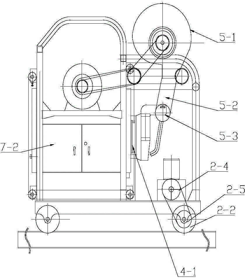 Test bench for tea-picking mechanism of tea garden