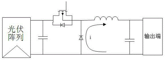 High-efficiency photovoltaic power optimizer serial topology circuit and control method thereof