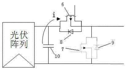 High-efficiency photovoltaic power optimizer serial topology circuit and control method thereof