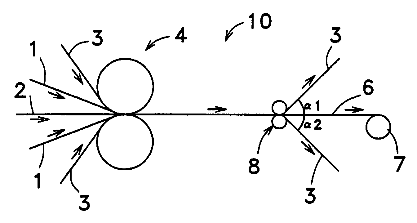 Method and device for manufacturing laminated plate