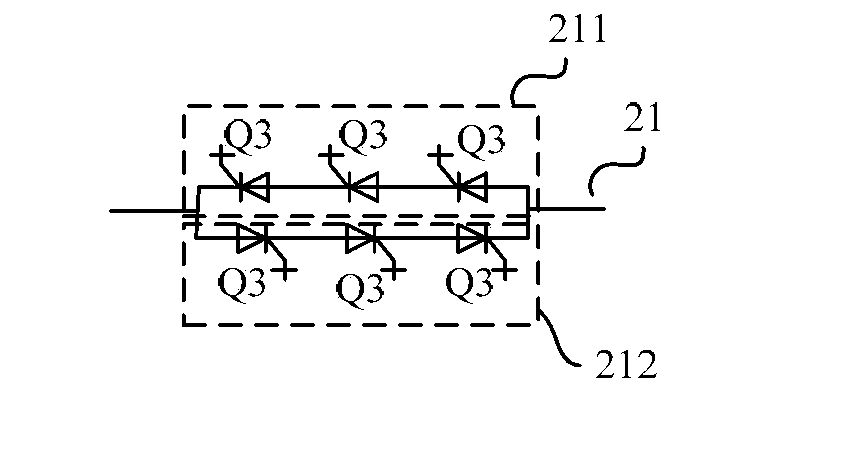 Hybrid cascading multi-level static synchronous compensation device and wind turbine generator set power supply system