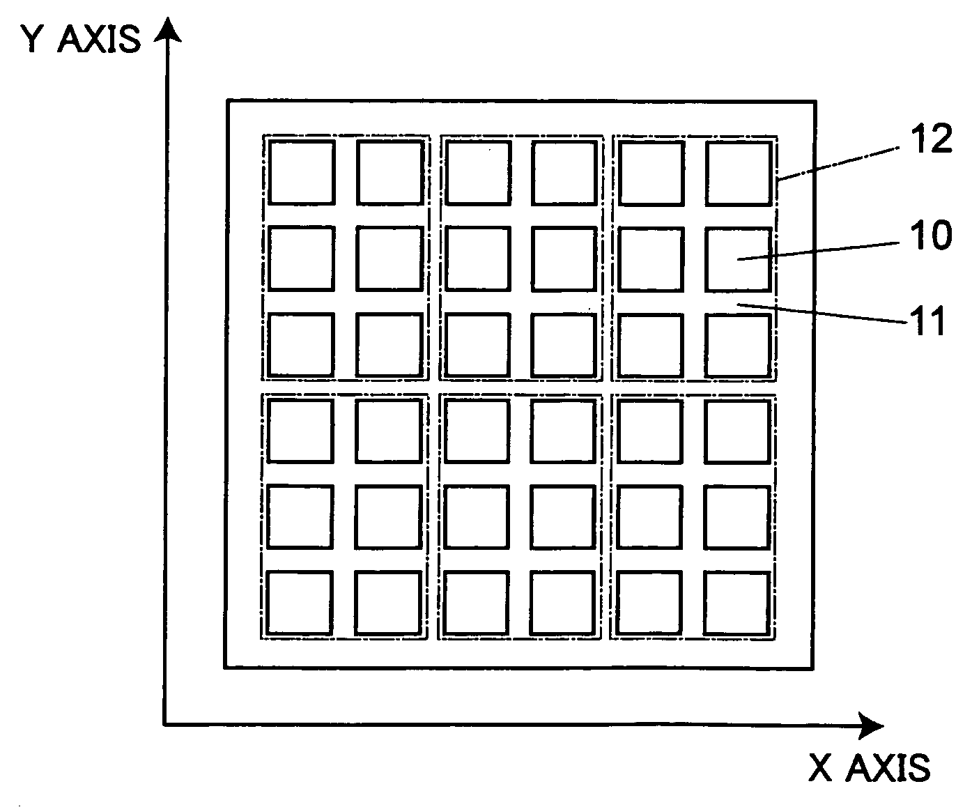 Efficient provision of alignment marks on semiconductor wafer