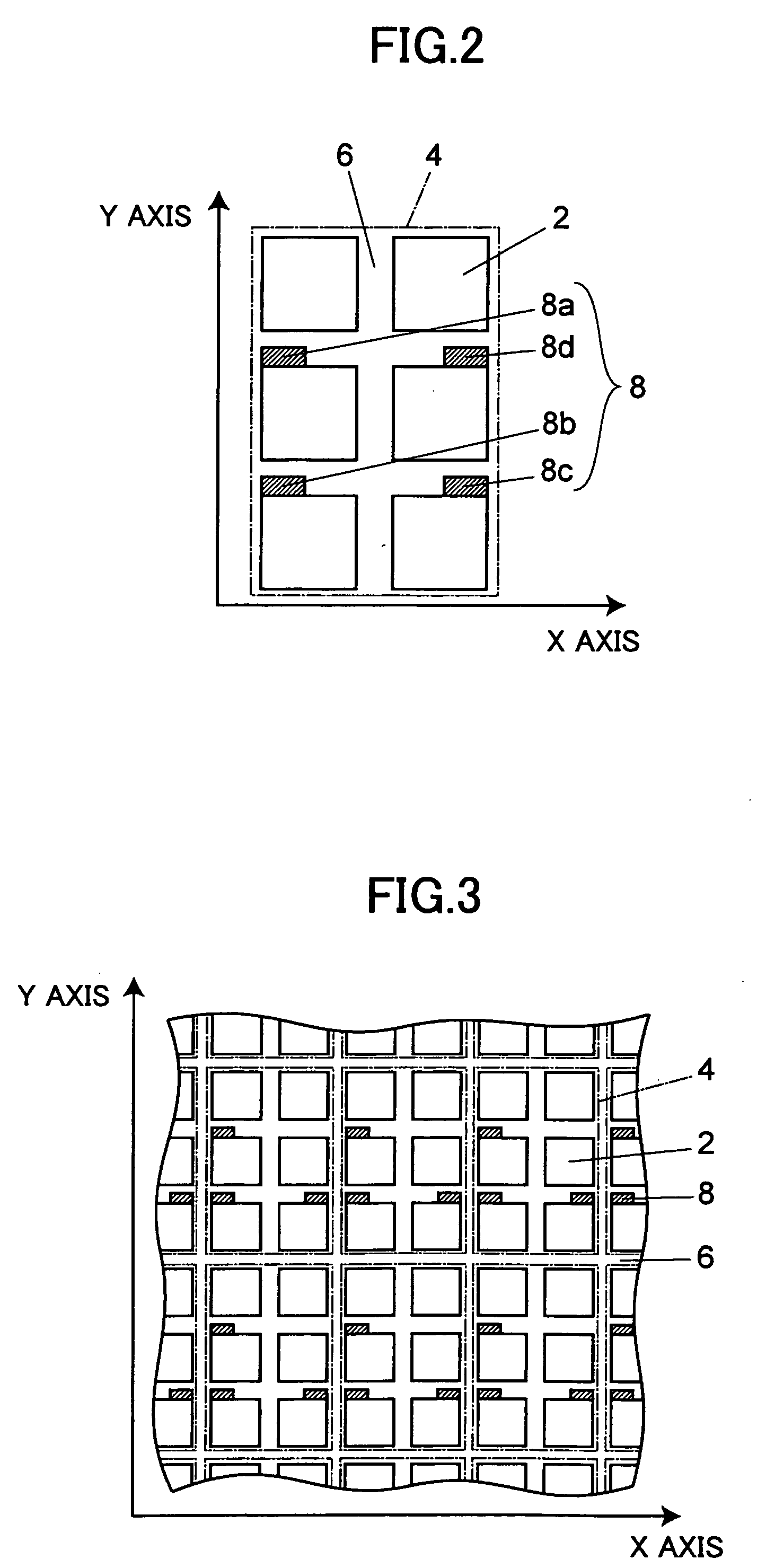 Efficient provision of alignment marks on semiconductor wafer