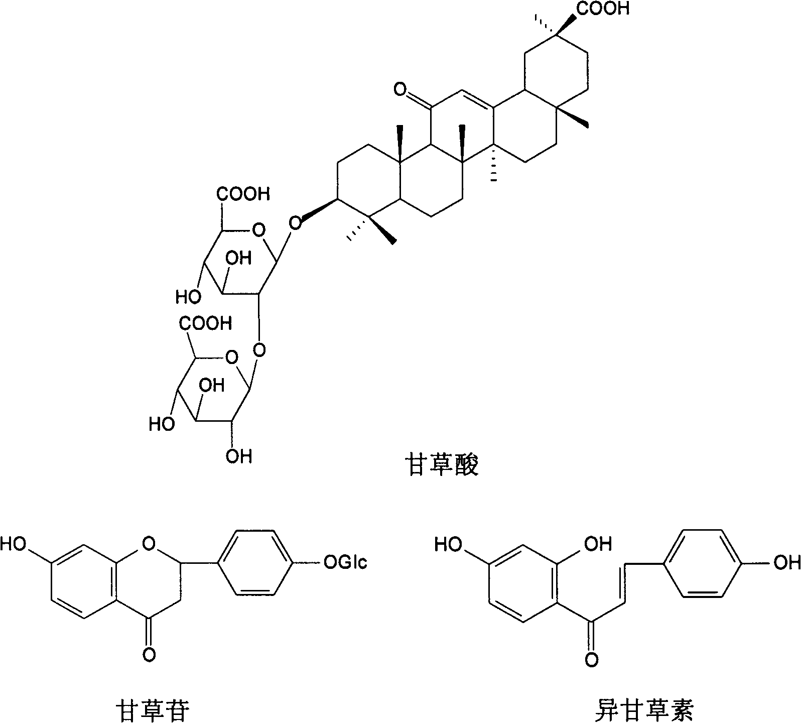 Extraction and preparation method by comprehensively utilizing liquorice