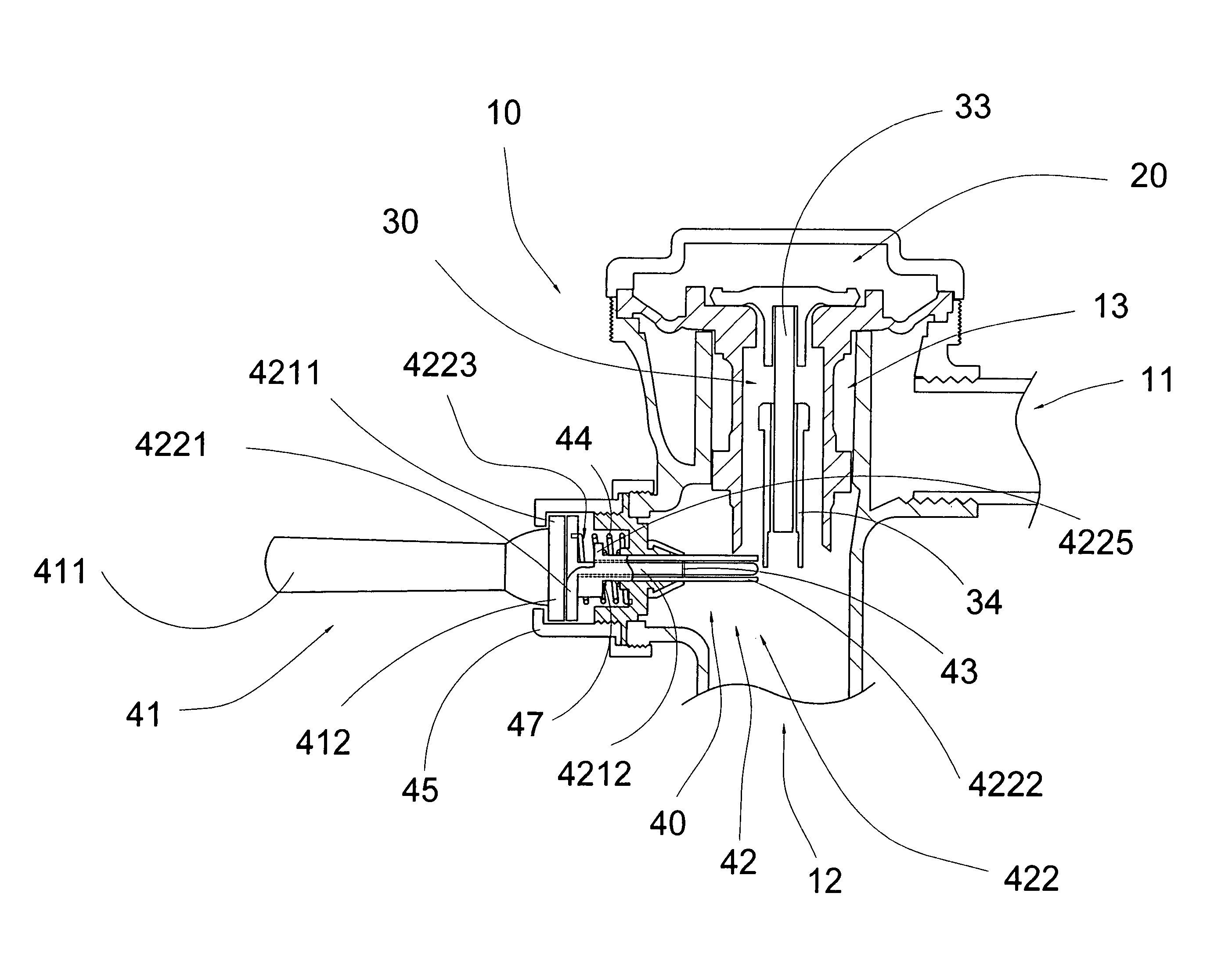 Method and arrangement for controlling flush water volume