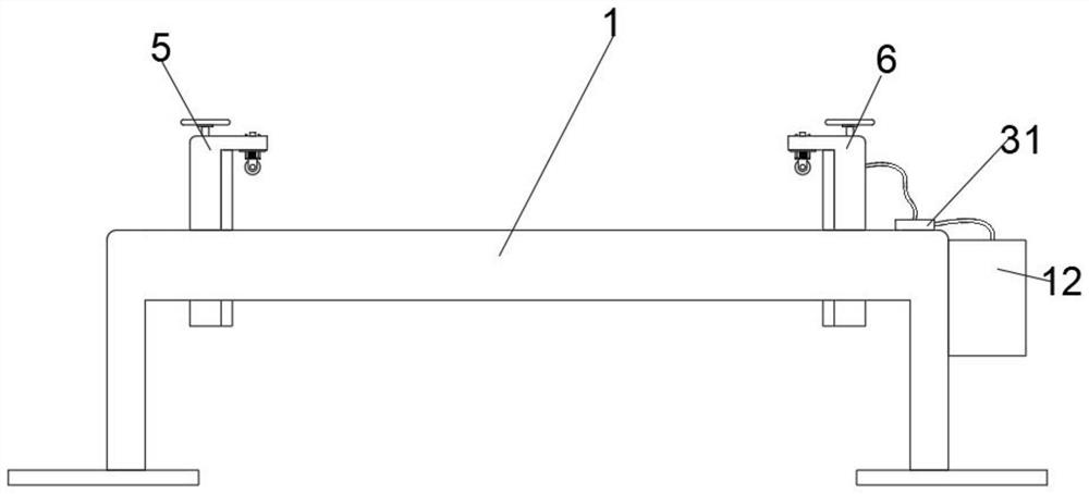 Rapid pressing device for mechanical manufacturing equipment