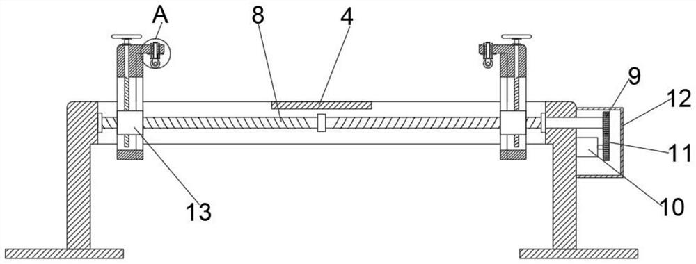 Rapid pressing device for mechanical manufacturing equipment