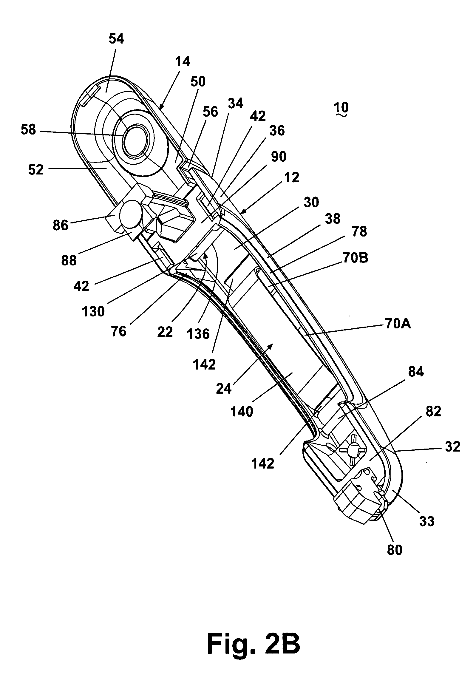 Vehicular door handle including secondary latch