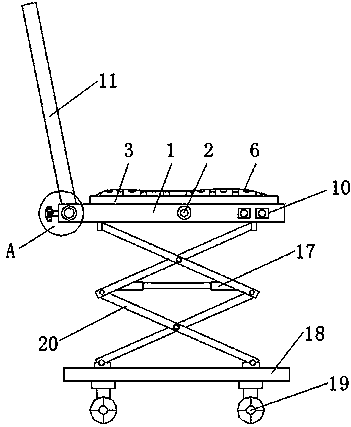 Lifting intelligent chair with adjustable cushion temperature