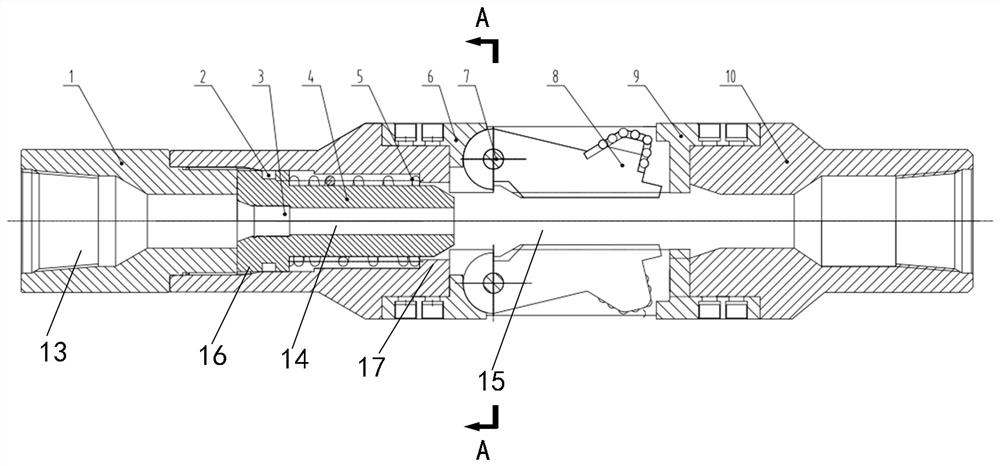 After-drilling reamer capable of preventing blade pin shaft from falling