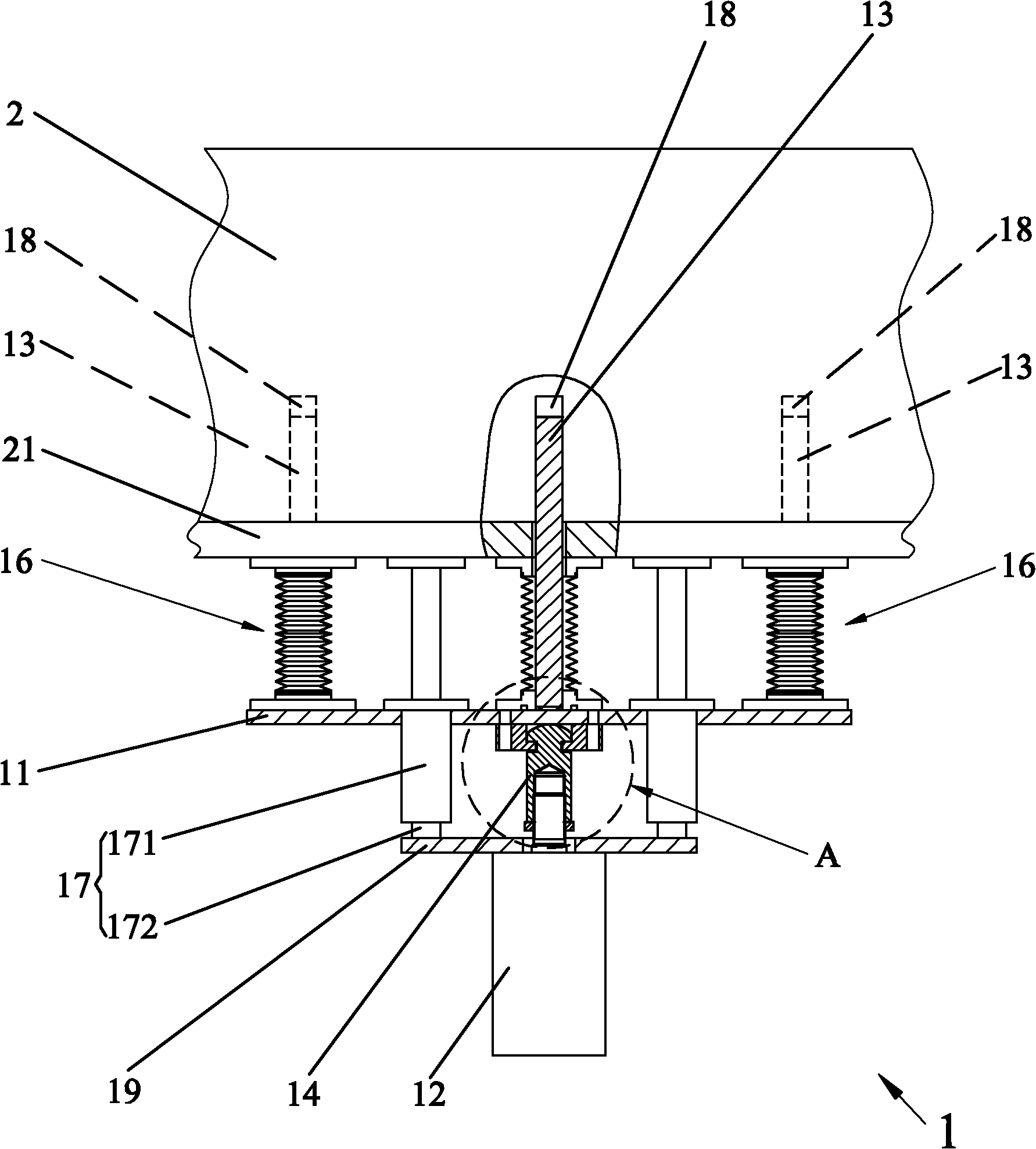 Fine-adjustable lifting device