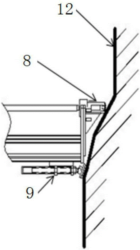 Drilling automatic positioning device and method for tunneling and drilling jumbo