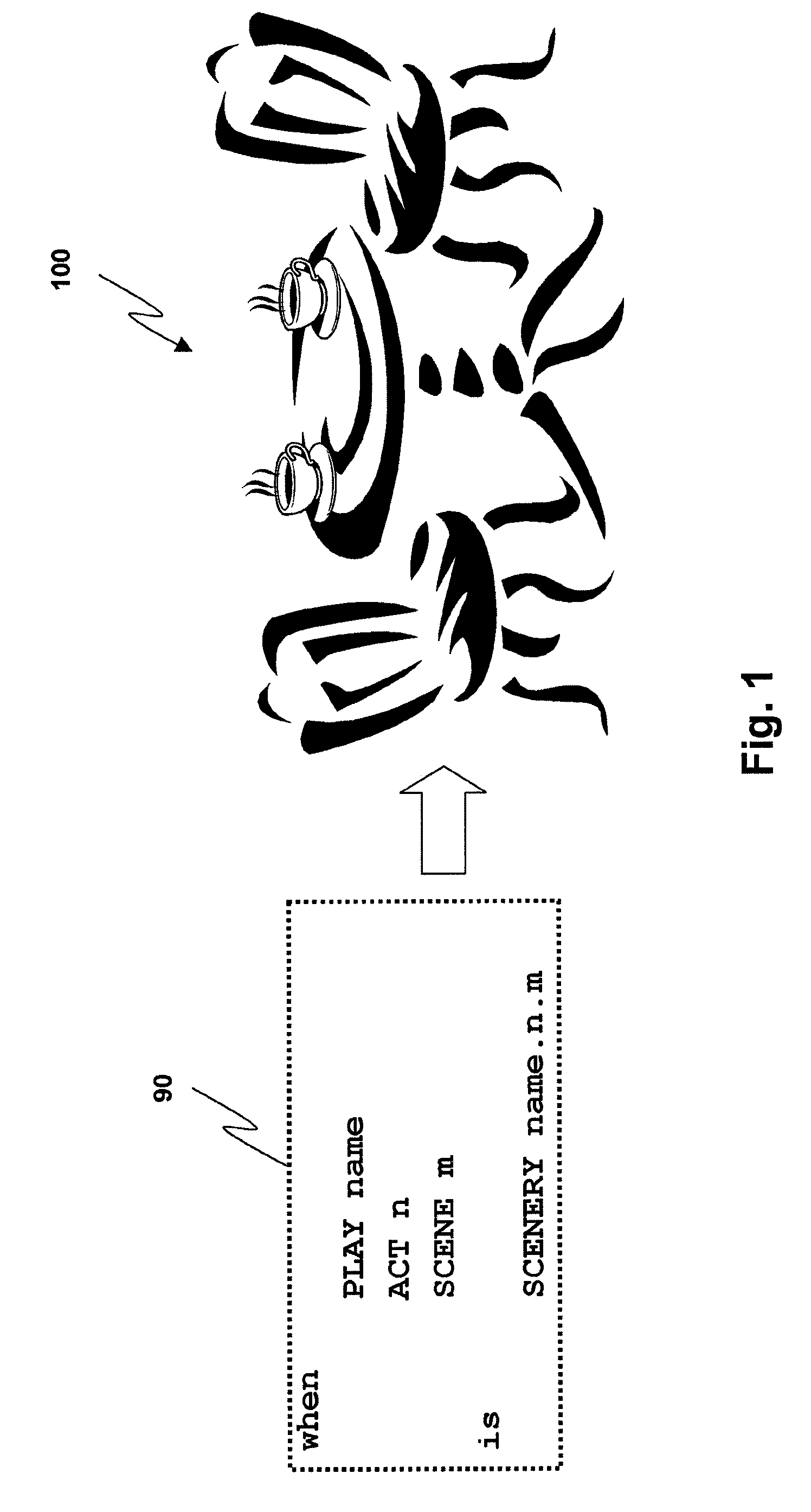 Method and System for Rendering the Scenes of a Role Playing Game in a Metaverse