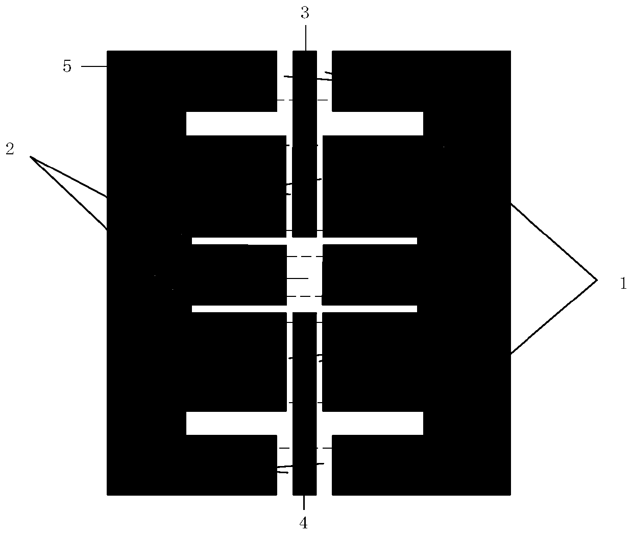 Single-layer broadband filtering function fused high-gain CPW differential antenna