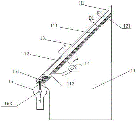 A seawater desalination device