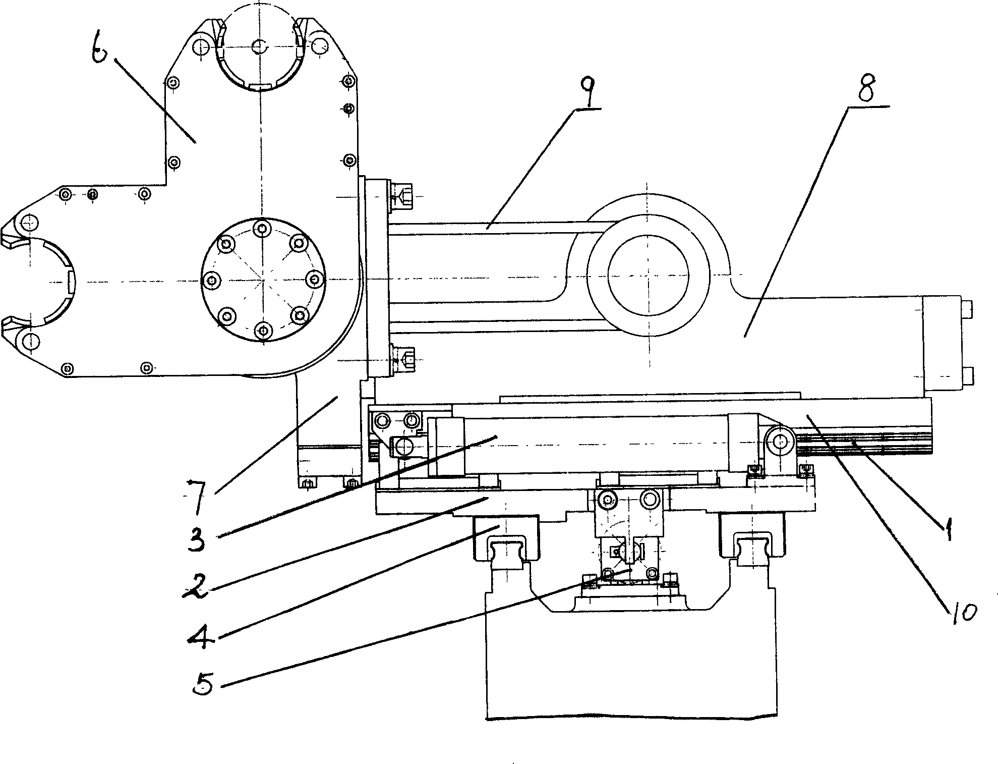 Novel cutter-exchange mechanism for manipulator