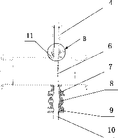 Ore pulp non-pressure pipeline sampler