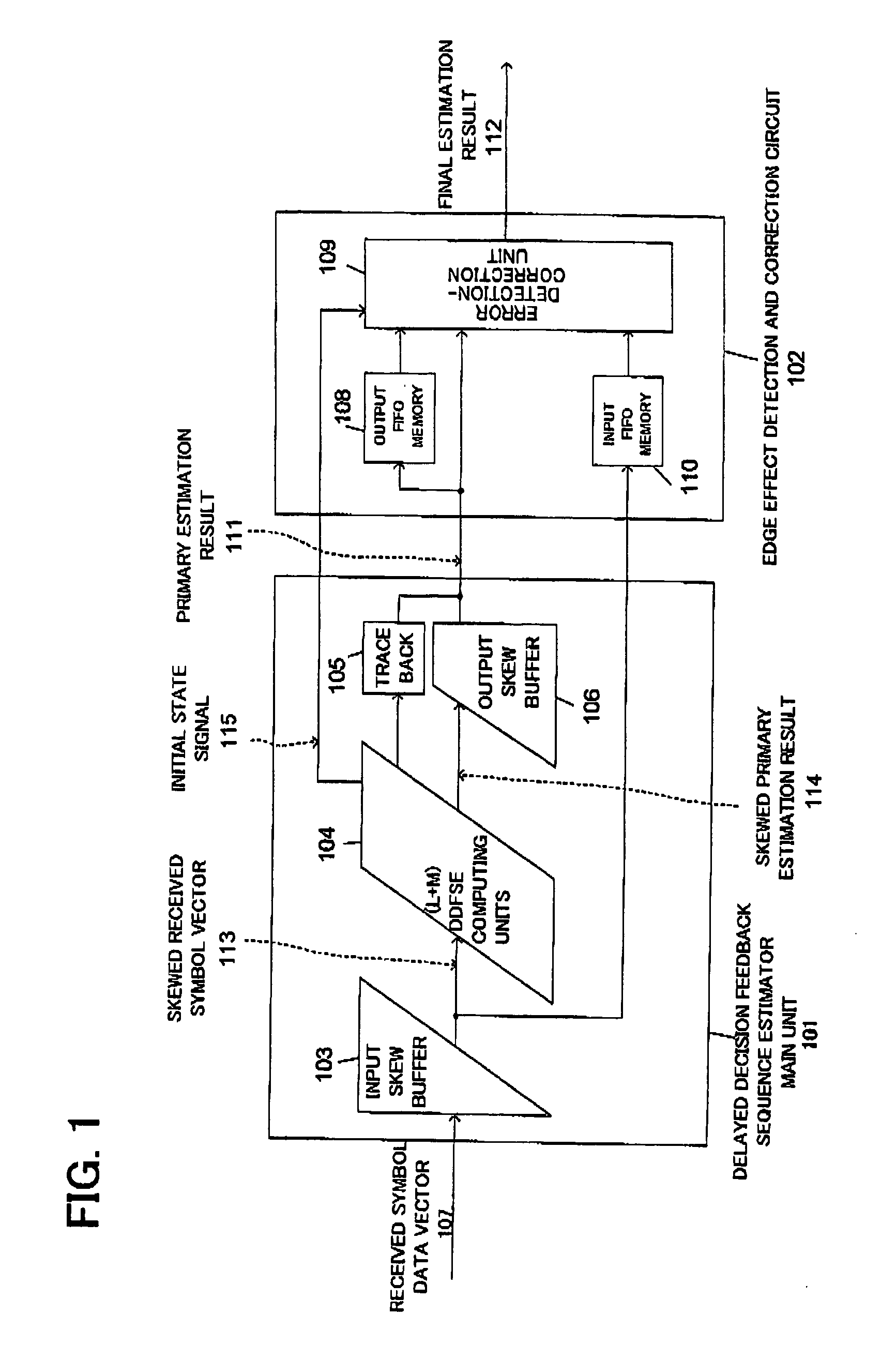 Delayed decision feedback sequence estimator