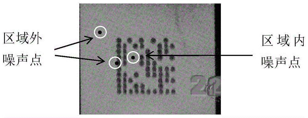 Stippled DPM two-dimensional code area positioning method