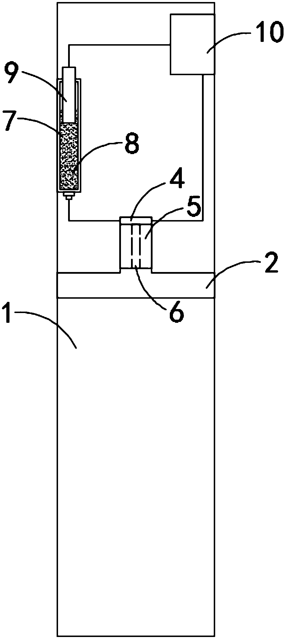 Ventilation window with temperature control function