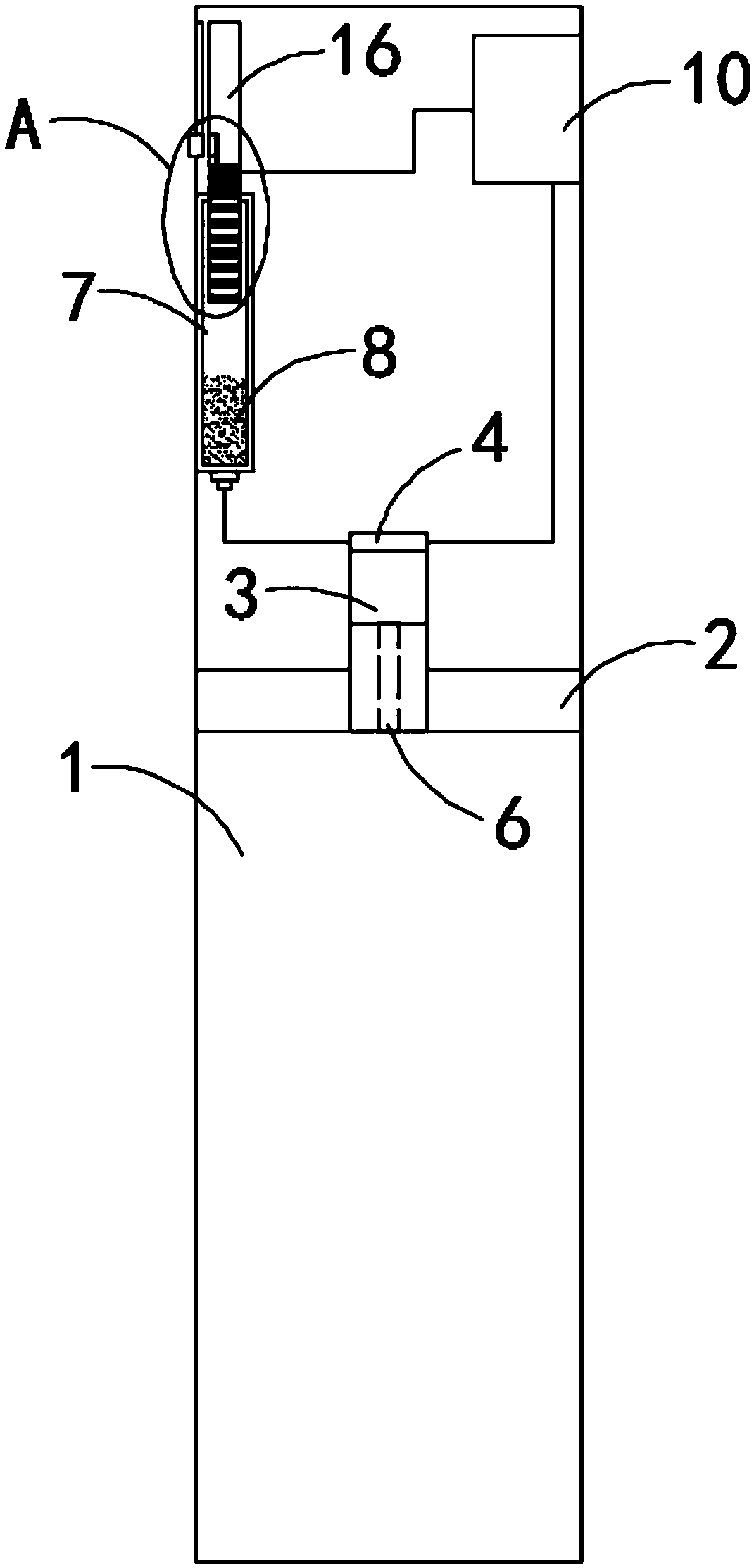 Ventilation window with temperature control function