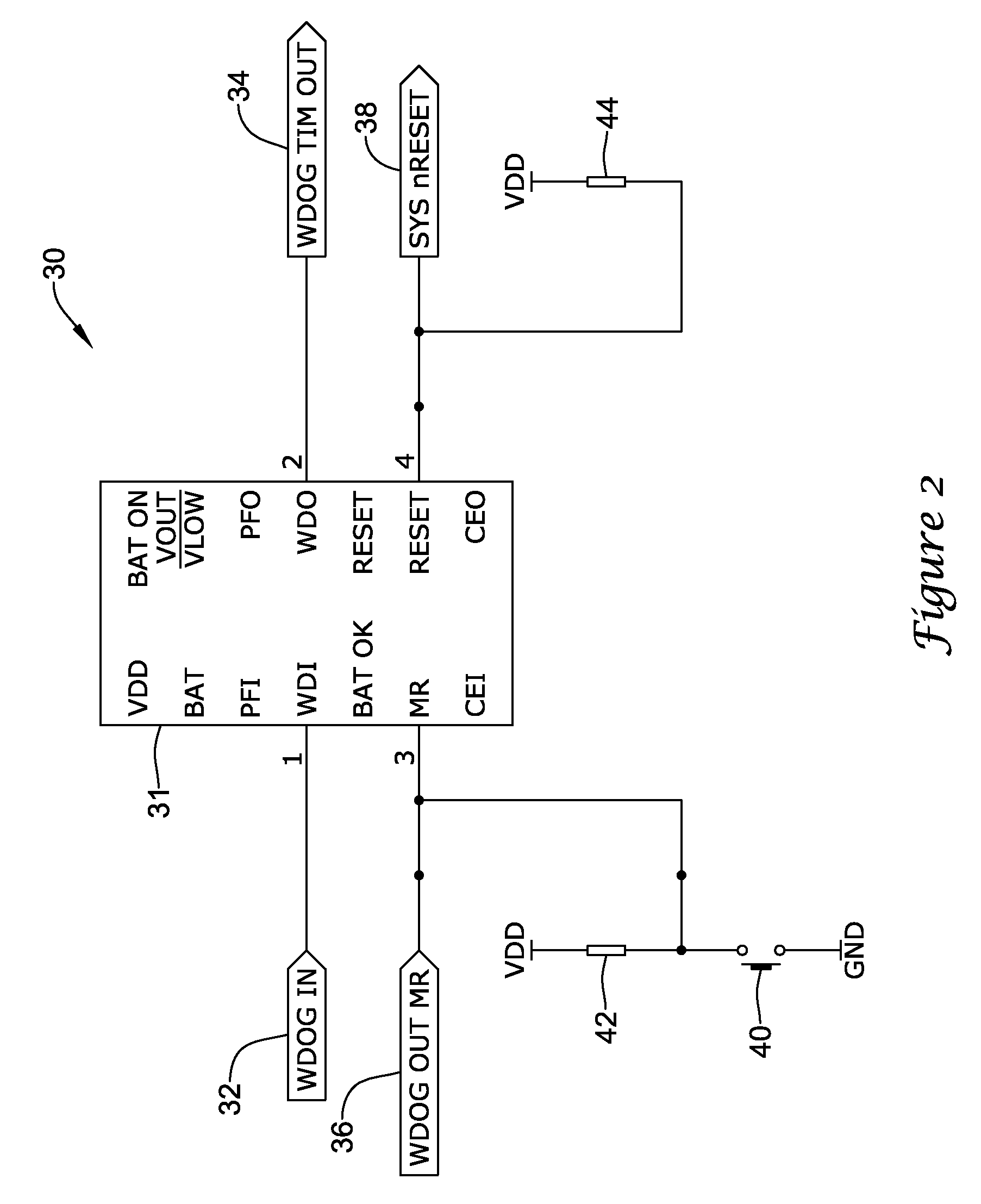 Microprocessor supervision in a special purpose computer system