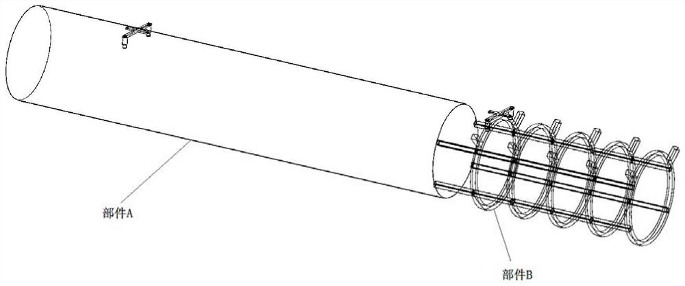 Calibration method and calibration device based on cross-shaped reference device