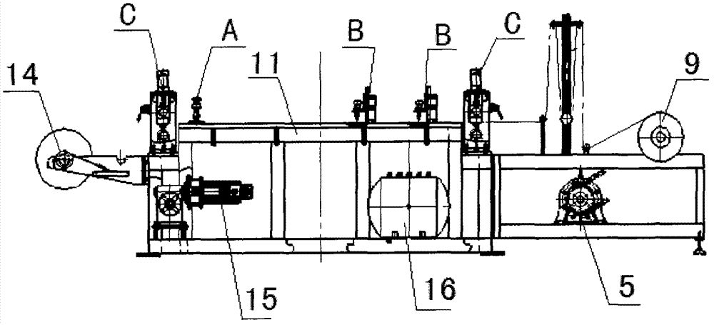 Perforating machine for thin film