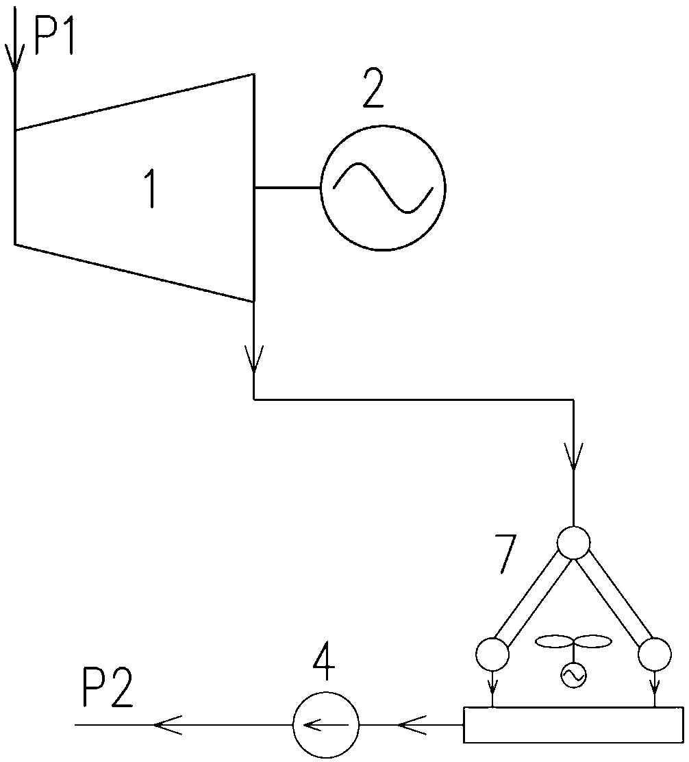 A Combined Cycle Indirect Air Cooling System