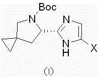 Synthetic method of Ledipasivir intermediate and product thereof