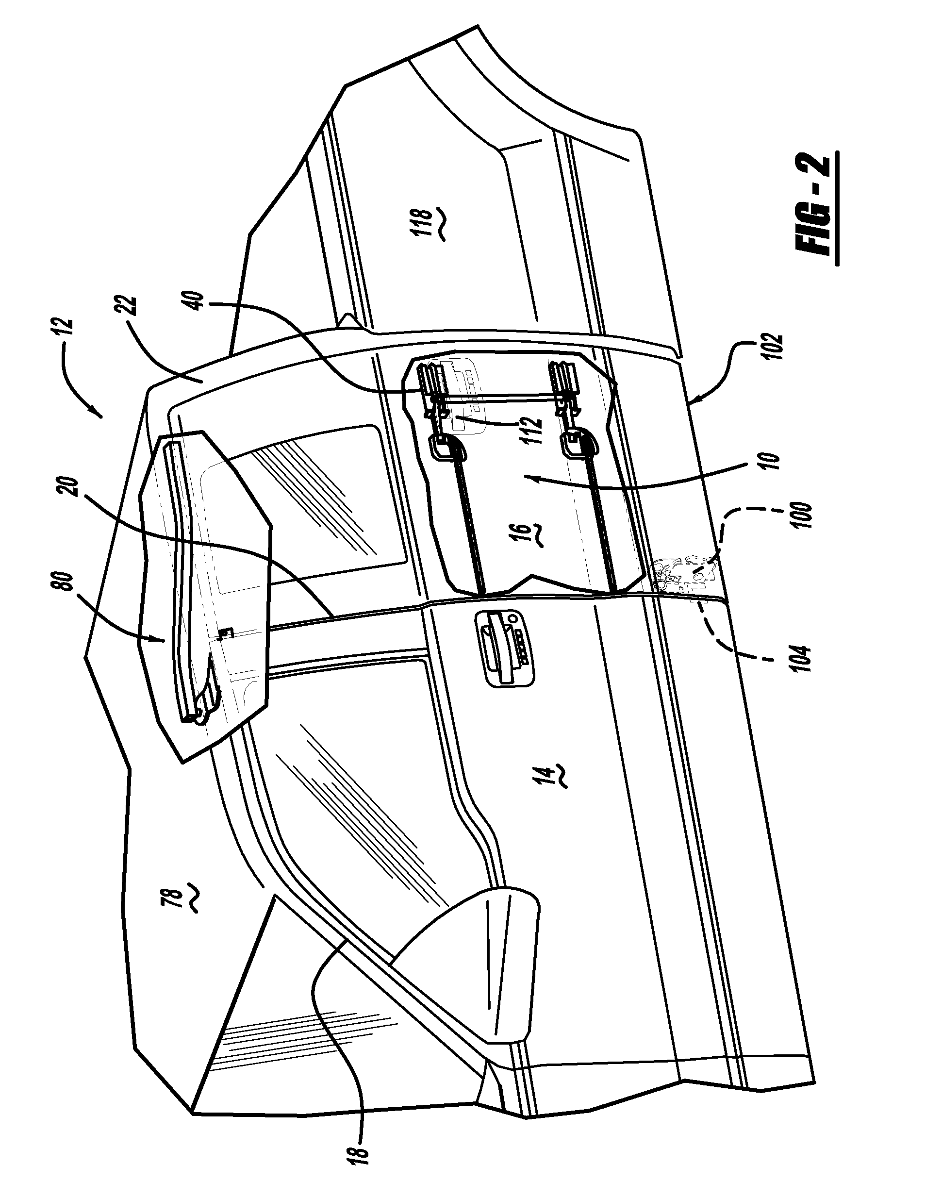 Vehicle dual hinge rear door articulating and sliding system